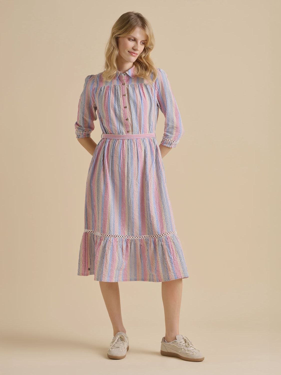 Brakeburn | Pier Midi Dress | Multi