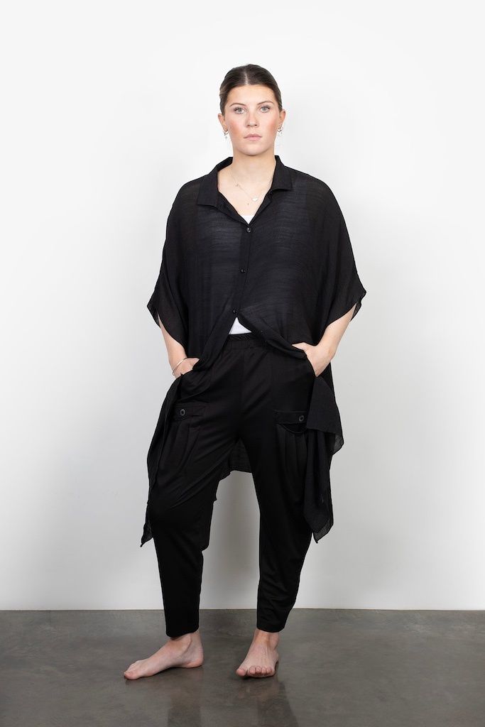 Antler | Vacation Shirt | Black