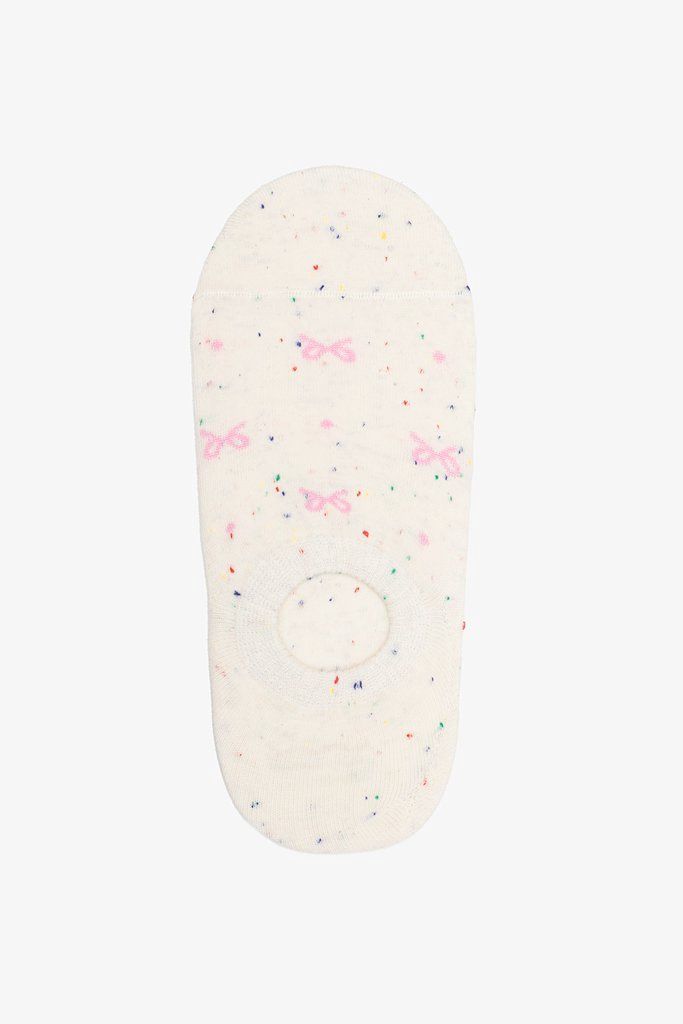 Antler | No Show | Bow Sprinkle Pink