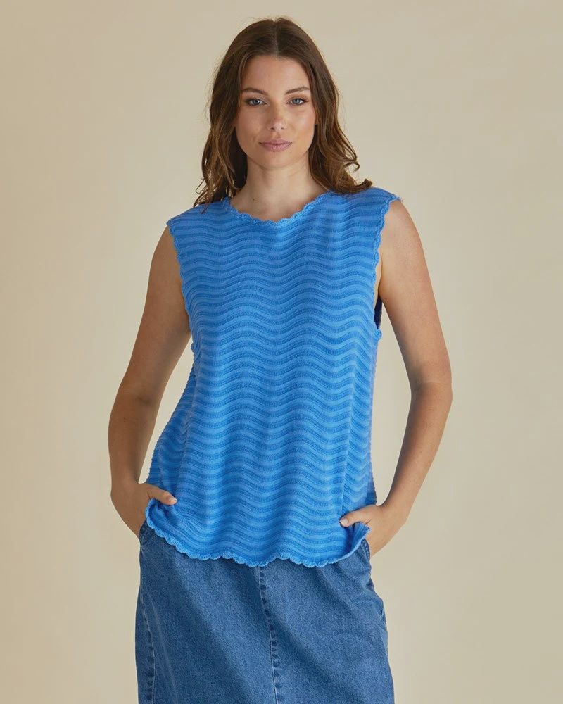 Betty Basic | Aviva Tank | Blue