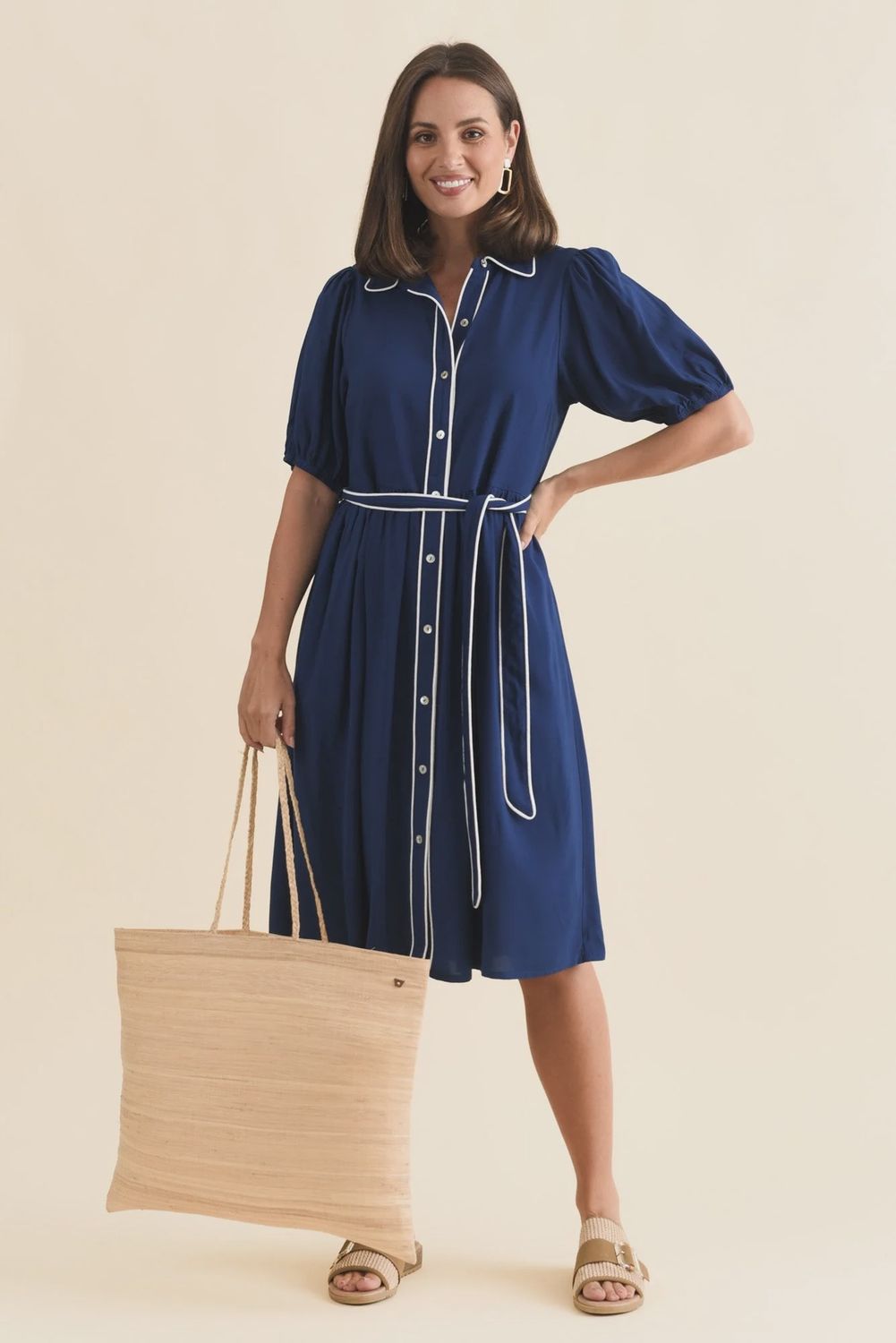 Betty Basic | Rio Reef Dress | Navy