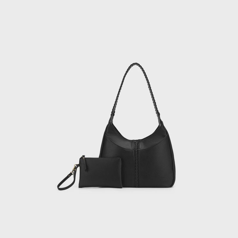 Black Caviar | Callista 2 Piece Shoulder Bag | Black