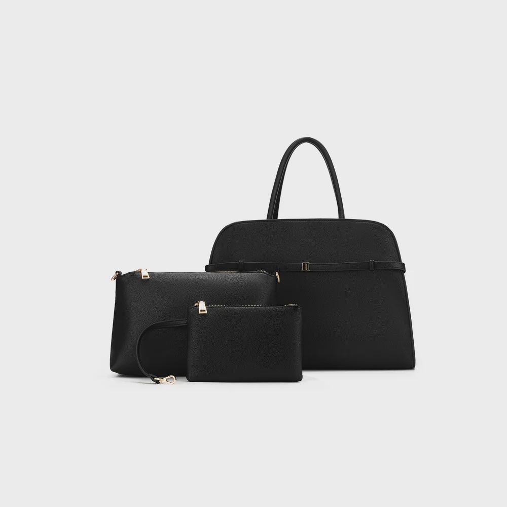 Black Caviar | Jodee 3 Piece Handbag | Black
