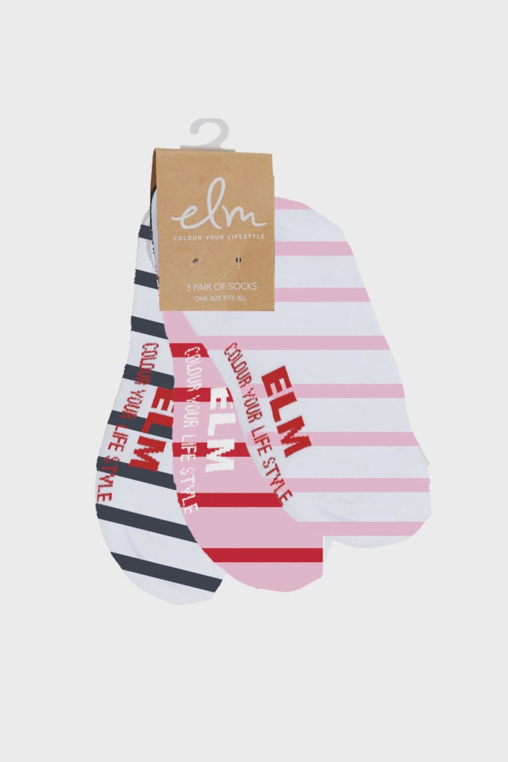 Elm | No Show Socks 3 Pack