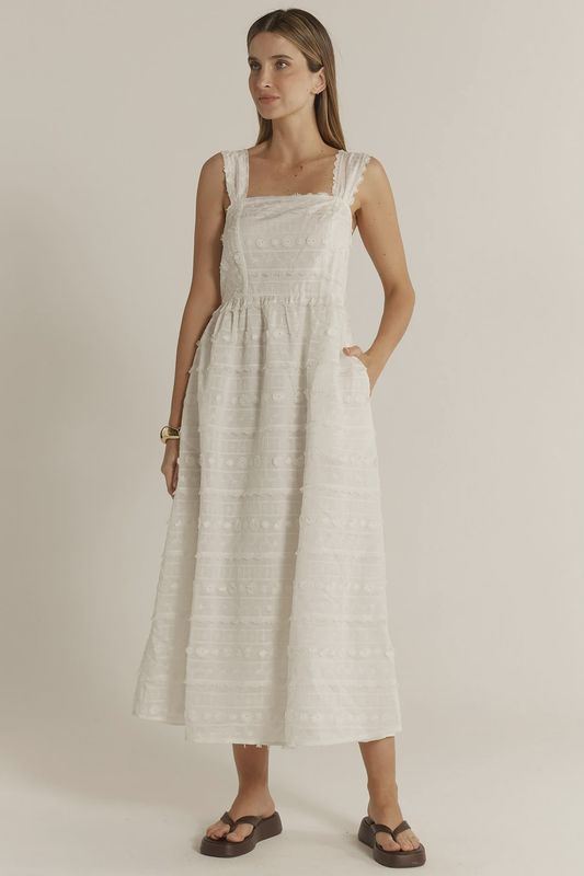 Fate + Becker | Sierra Lace Dress | White