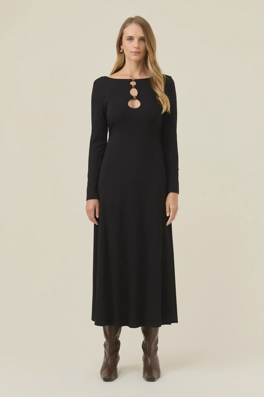 Isle Of Mine | Naria Bead Dress | Onyx