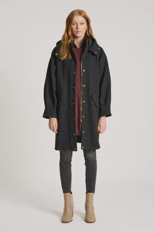 Eb &amp; Ive | Sable Hood Jacket | Char