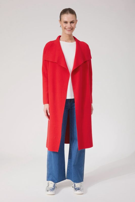 Haven | Chamonix Cardigan | Red