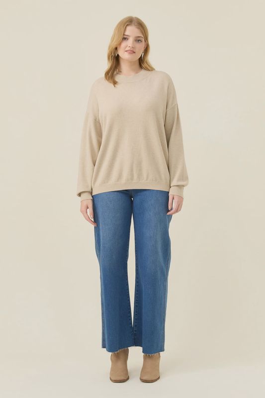 Isle Of Mine | Nell Jumper | Stone