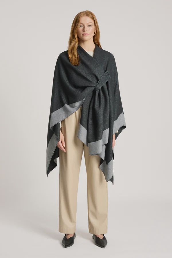 Eb &amp; Ive | Ayla Cape | Char / Grey