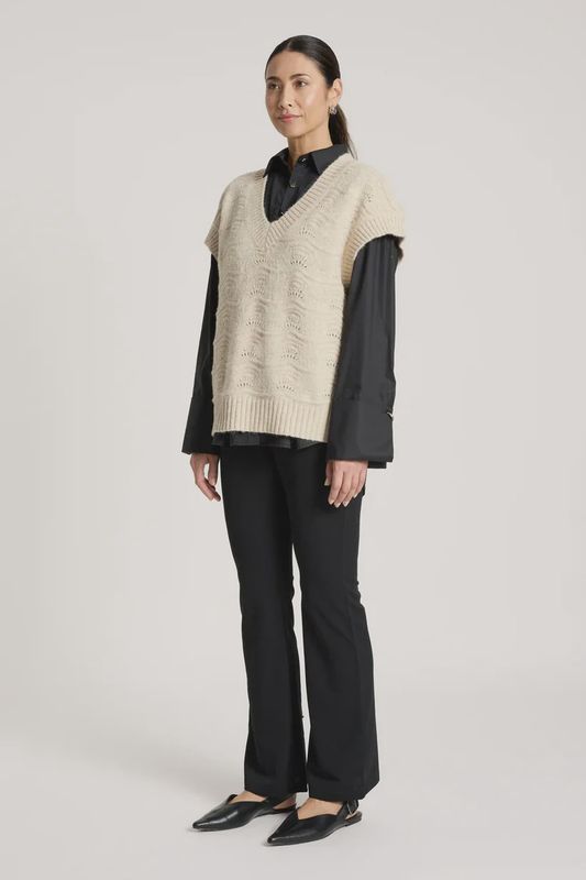 Eb &amp; Ive | Orin Knit Vest | Dune