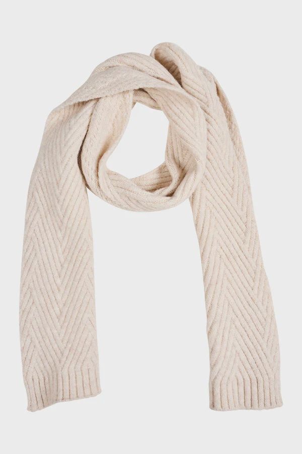 Eb + Ive | Sable Knit Scarf | Bisque
