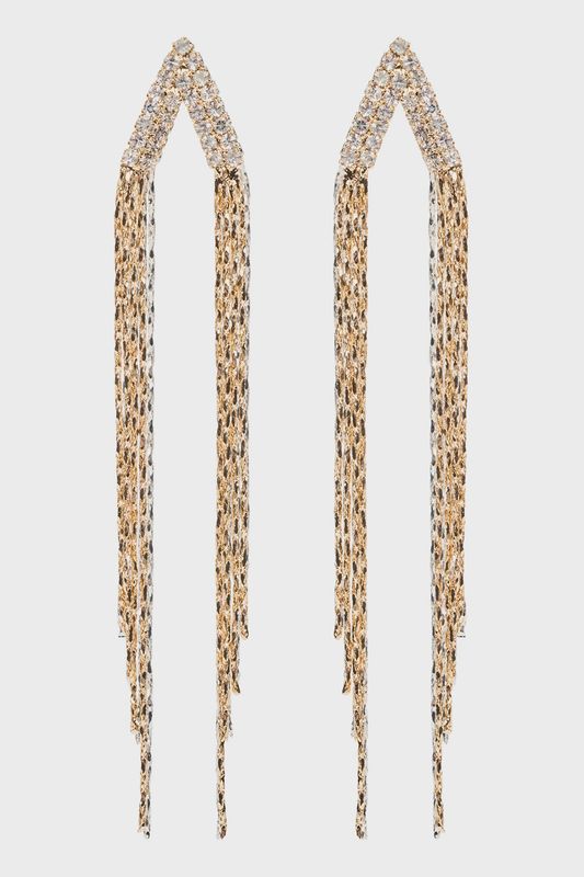 Isle Of Mine | Darby Glo Mesh Earring | Gold/Silver