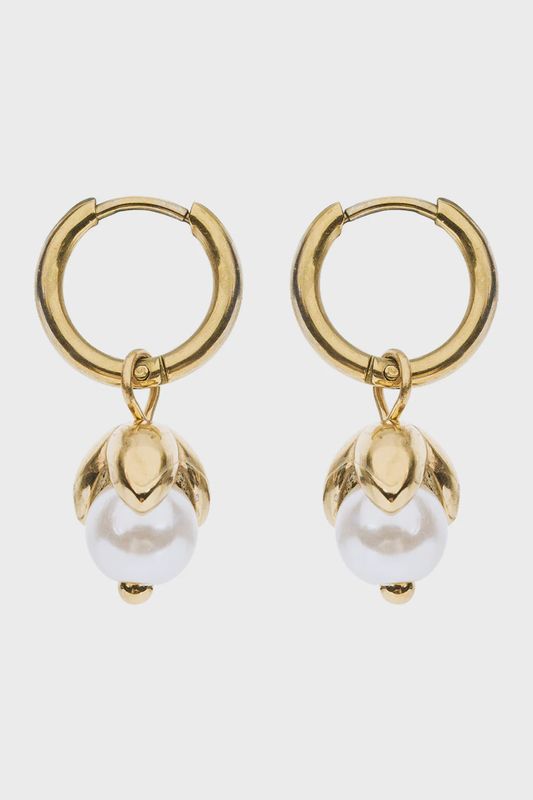 Eb + Ive | Heritage Earring | Pearl Tulip