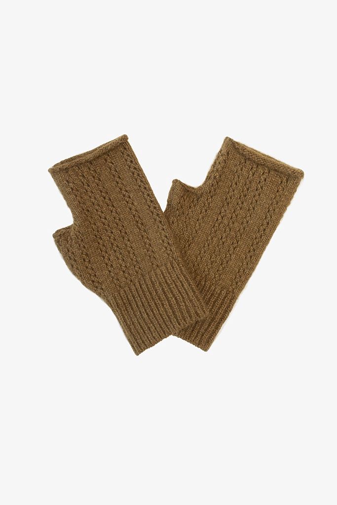 Antler | Florence Fingerless Gloves | Olive