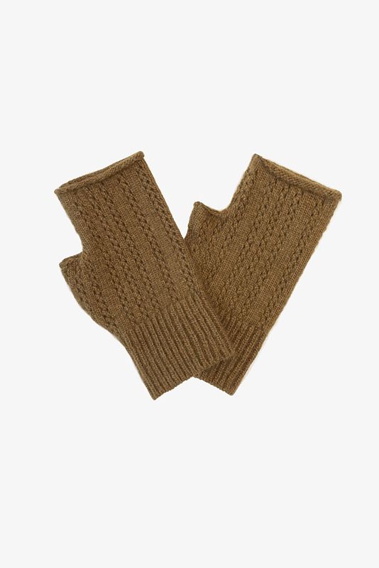 Antler | Florence Fingerless Gloves | Olive