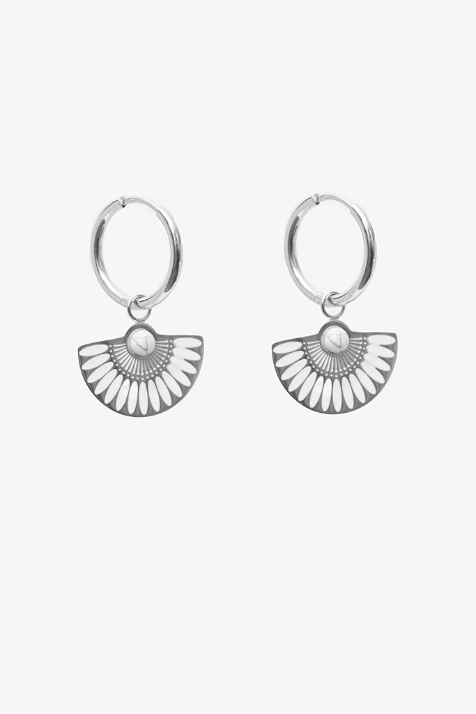 Antler | Pocahonta Hoop | Silver