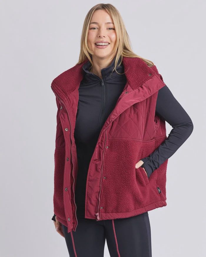 Elm | Freedom Quilted Vest | Plum