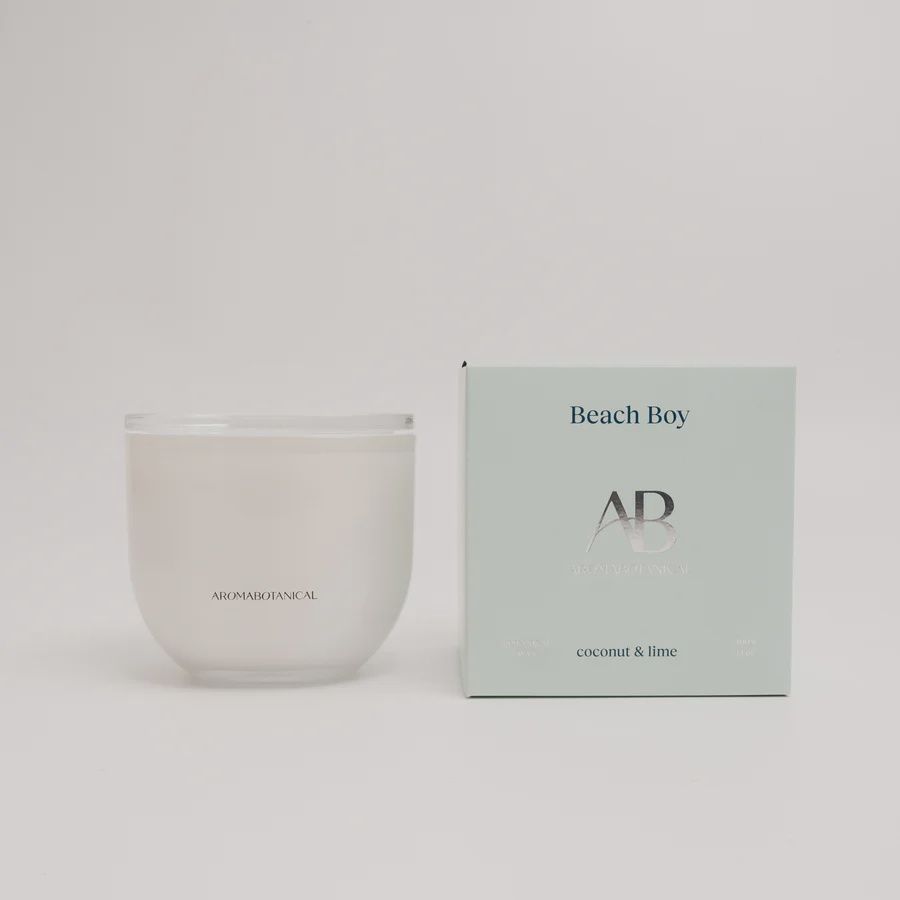 Aromabotanical | Beach Boy Candle | Coconut &amp; Lime