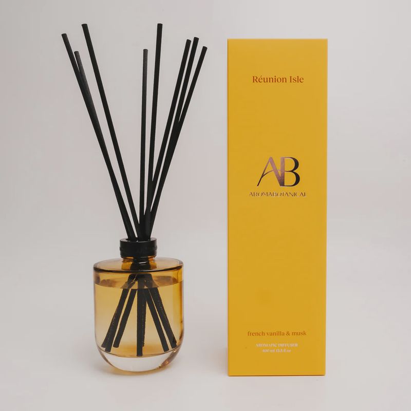 Aromabotanical | Reunion Isle  Diffuser |French Vanilla &amp; Musk