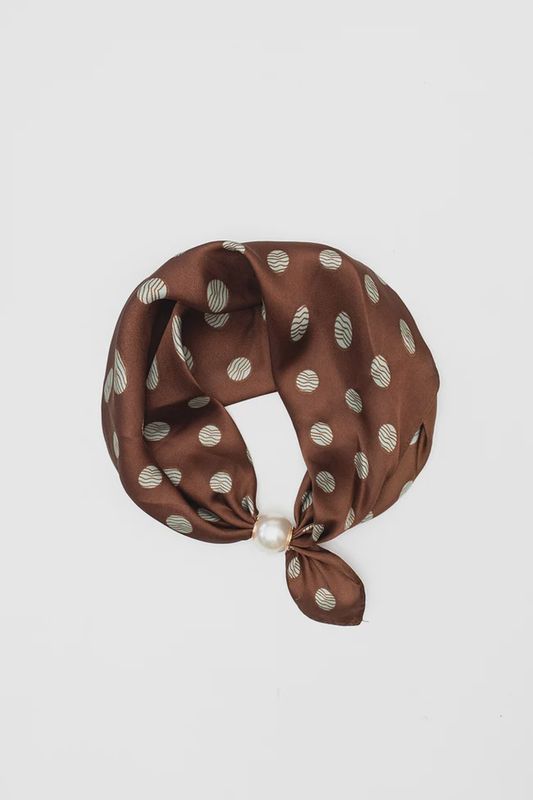 Antler | Pearl Fasten Neck Tie | Minted Cocoa