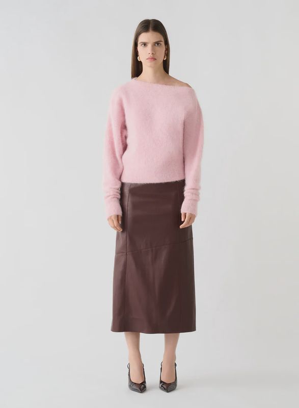 Esmaee | Whisper Off Shoulder Knit | Floss