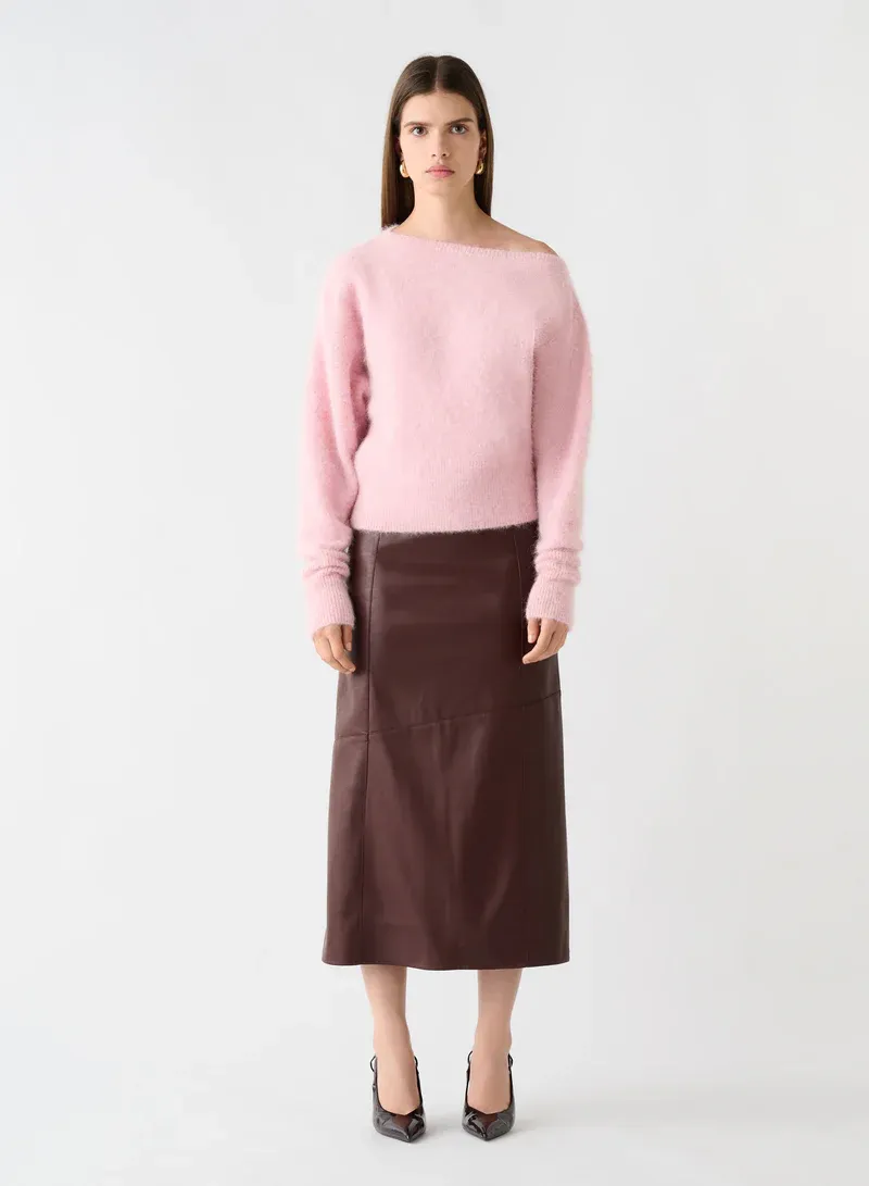 Esmaee | Whisper Off Shoulder Knit | Floss