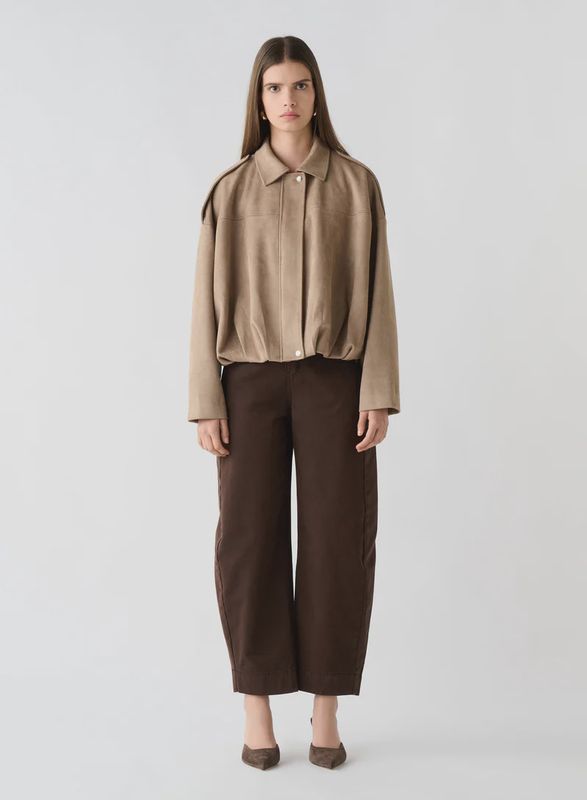 Esmaee | Stable Bomber Jacket | Mushroom
