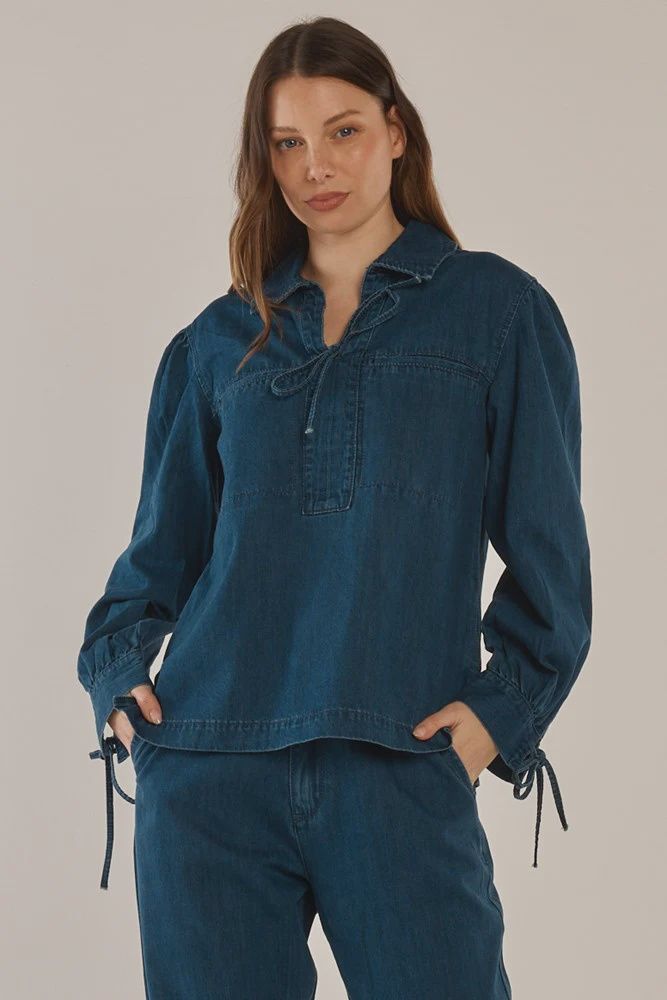 Betty Basic | Dubai Blouse | Blue Denim