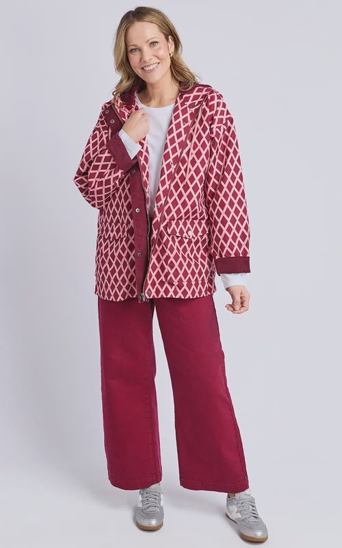 Elm | Kiruna Raincoat | Kiruna Diamond Print