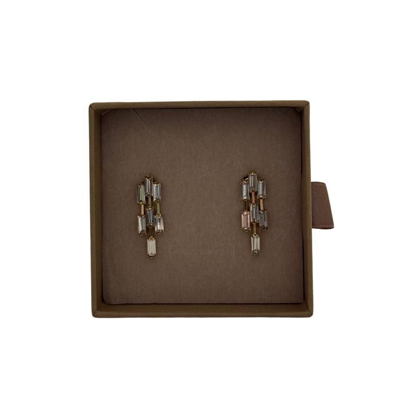 Lilio | Crystal Drop Earring | Gold