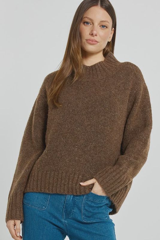 Betty Basic | Lola Jumper | Chocolate