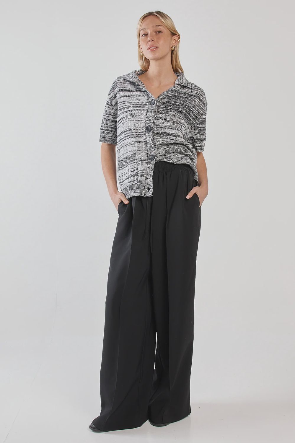 Sass | Rossi Casual Pant | Black