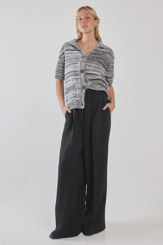Sass | Rossi Casual Pant | Black