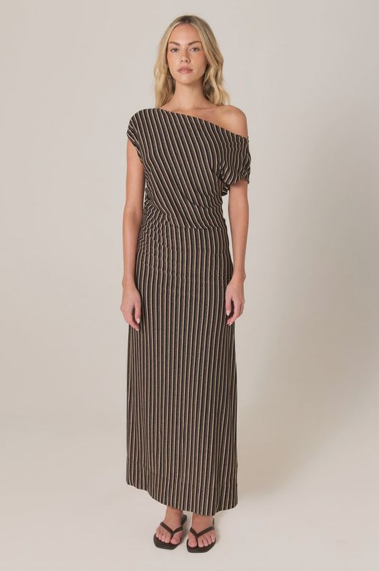 Fate &amp; Becker | Everlyn Metallic Jersey Dress | Multi/Black