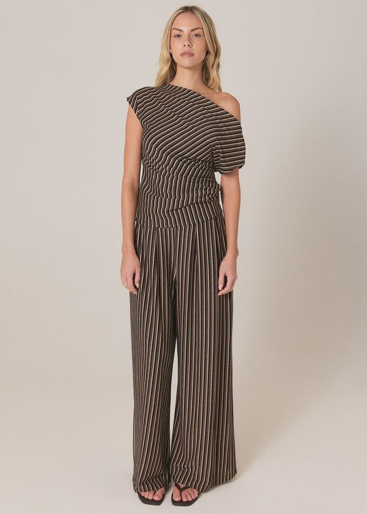 Fate &amp; Becker | Everlyn Metallic Jersey Pant | Multi/Black