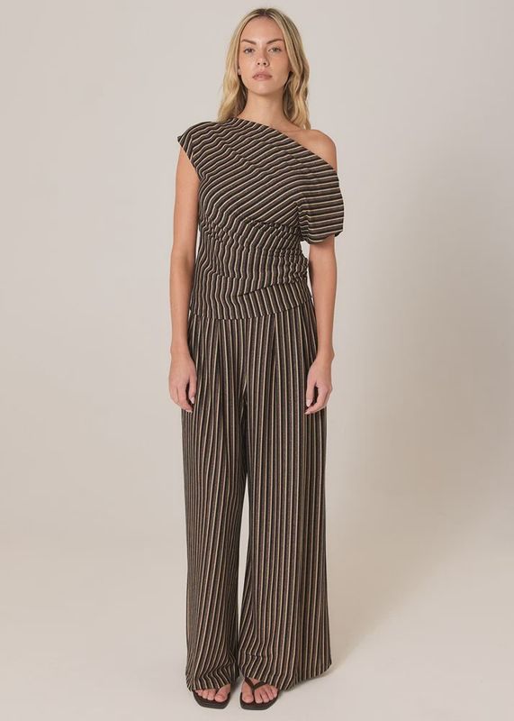 Fate &amp; Becker | Everlyn Metallic Jersey Pant | Multi/Black