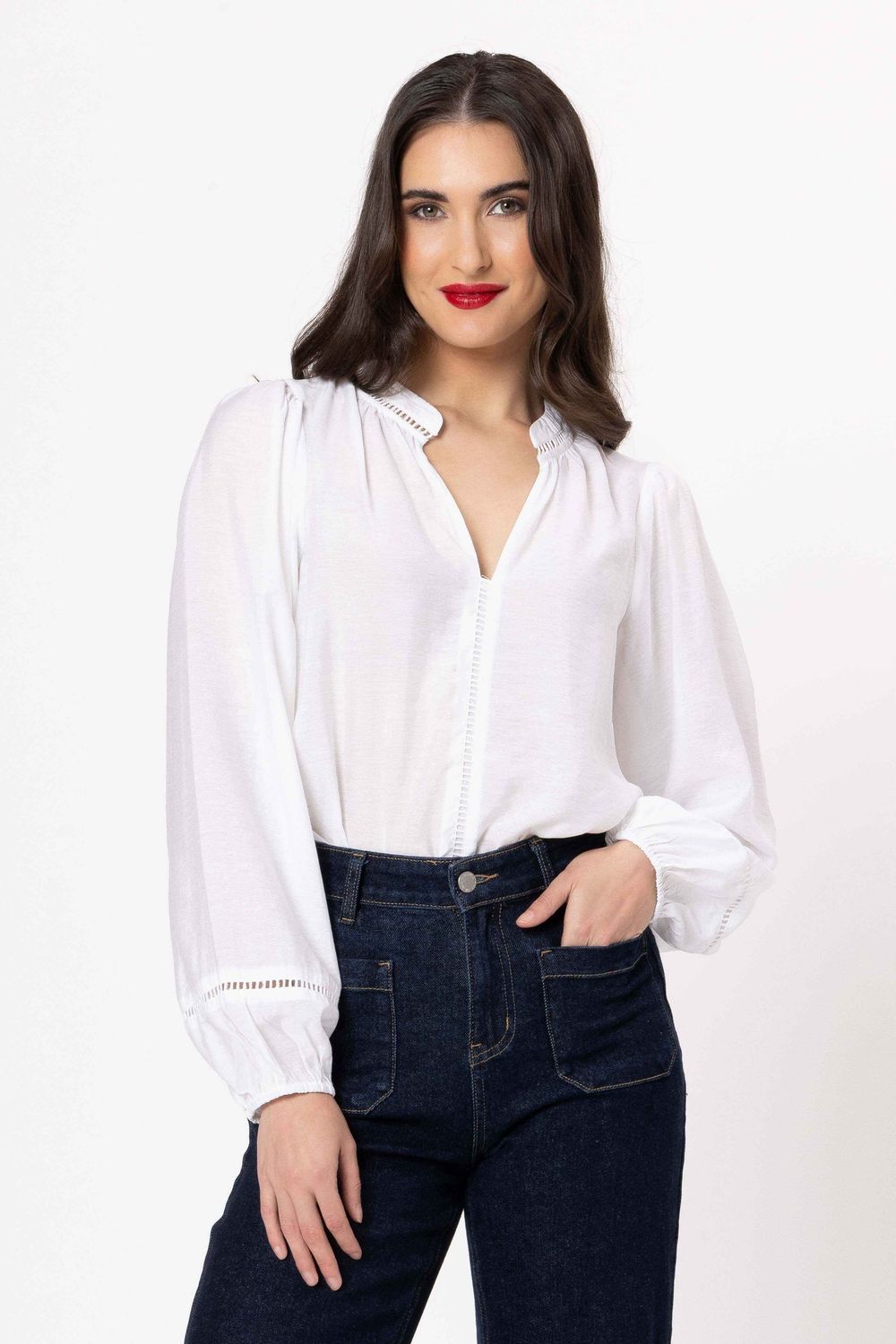 Seeking Lola | Sylvie Top | White