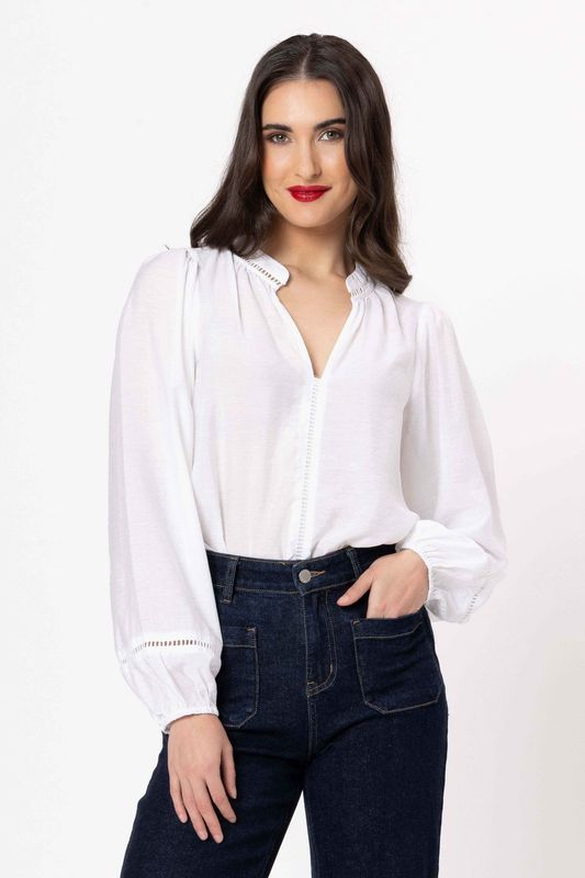 Seeking Lola | Sylvie Top | White