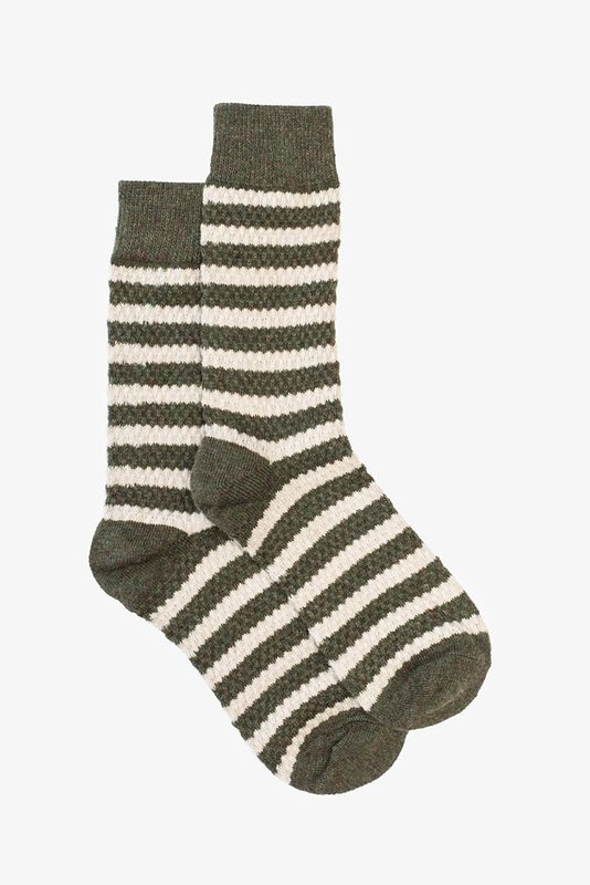 Antler | Willow Stripe Sock | Green