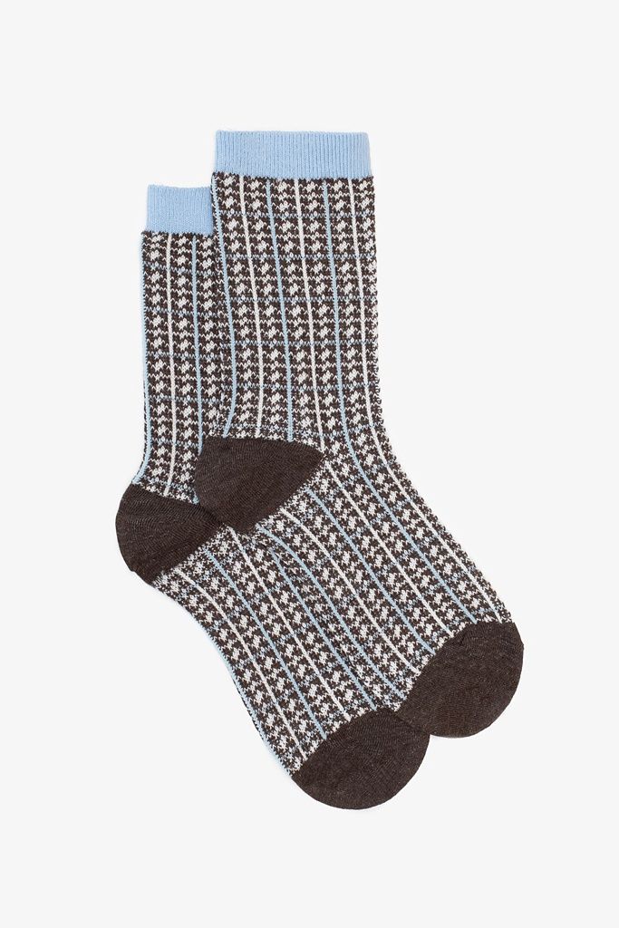 Antler | Frosted Cocoa Sock | Brown