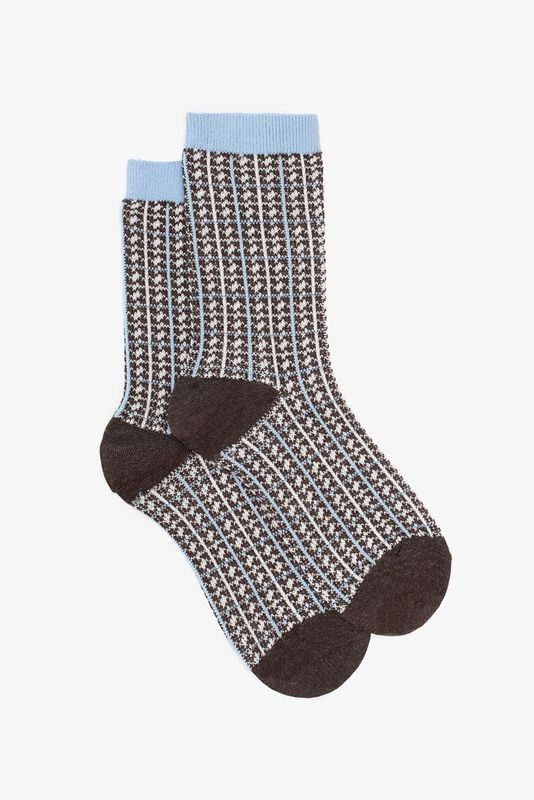Antler | Frosted Cocoa Sock | Brown