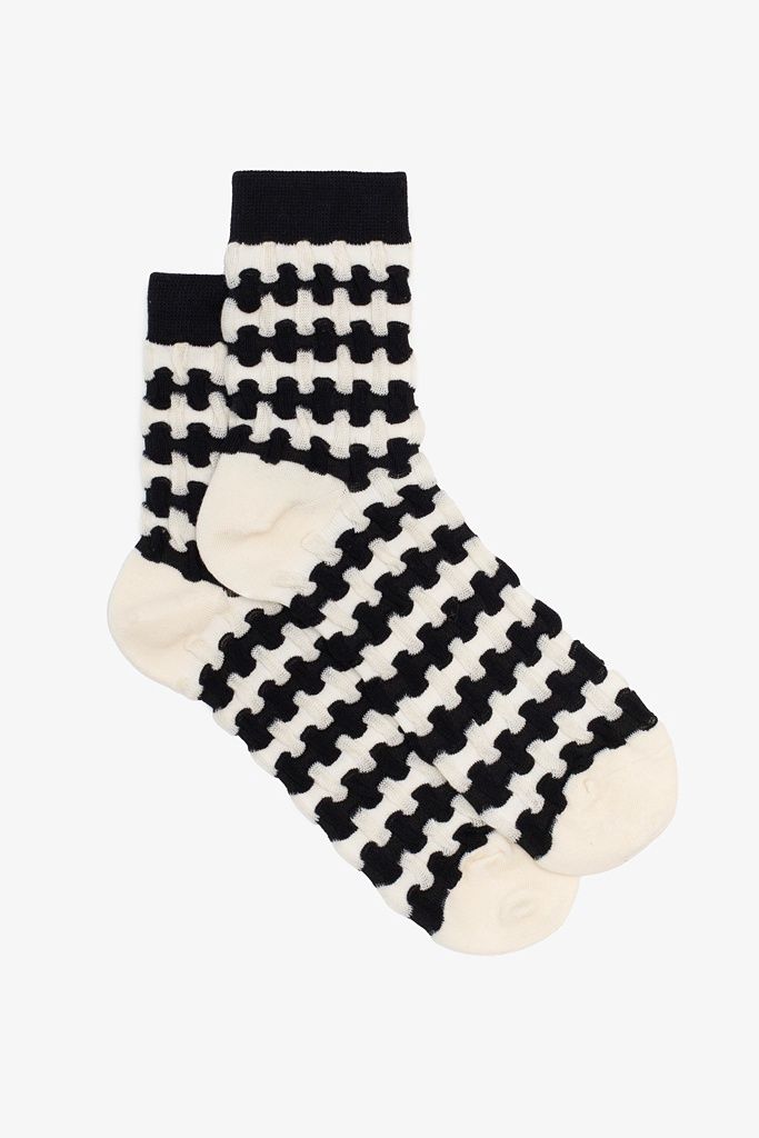 Antler | Mono Wave Sock | Black