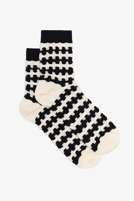 Antler | Mono Wave Sock | Black