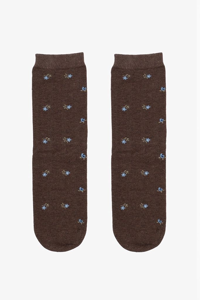 Antler | Forget Me Not Sock | Brown