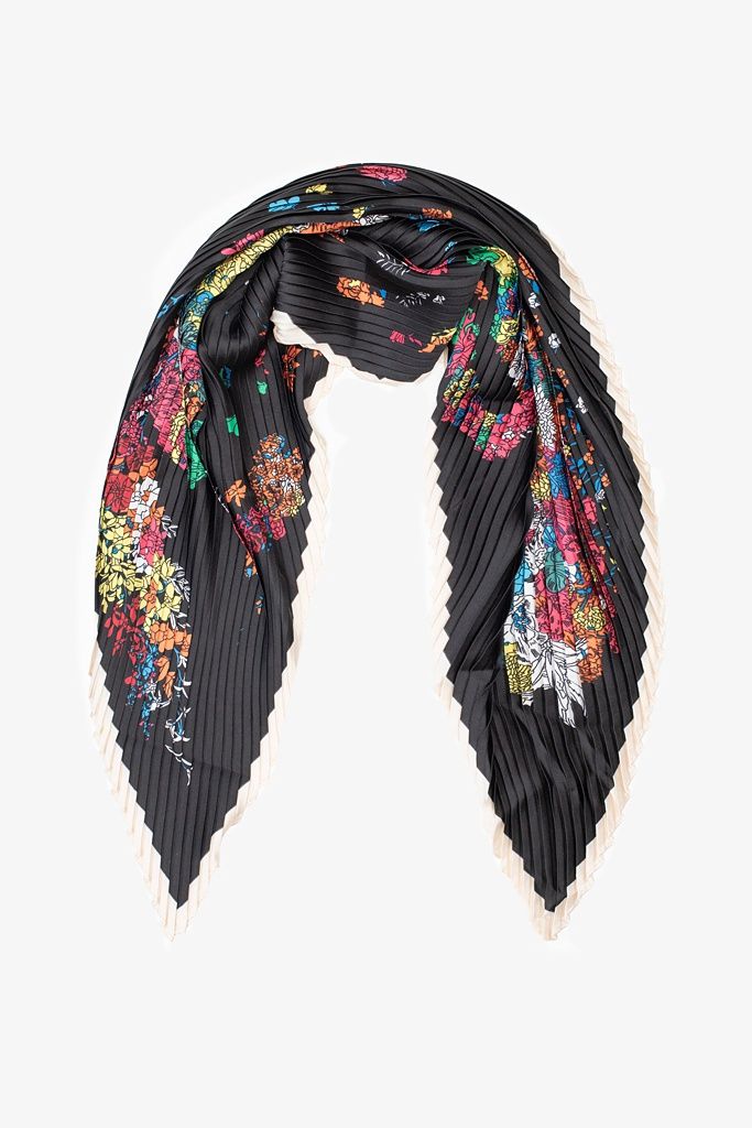 Antler | Pleated Scarf | Ebon Bloom
