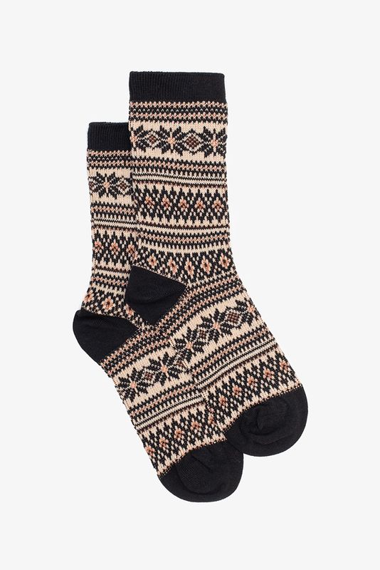 Antler | Nordic Ember Sock | Black