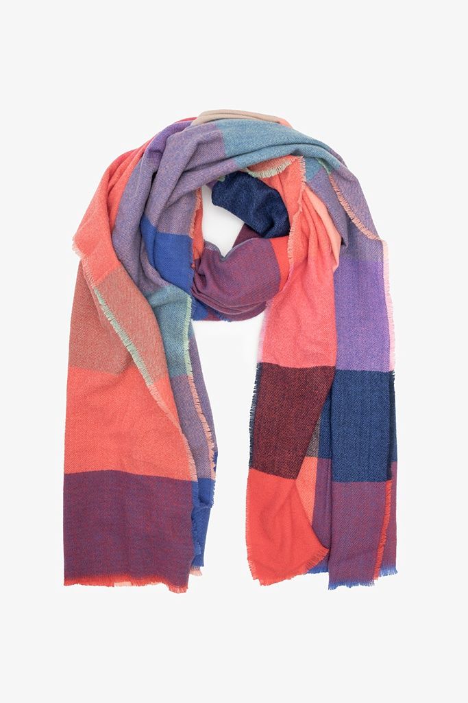 Antler | Berry Peach Pop Scarf | Multi
