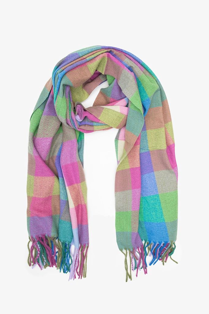 Antler | Confetti Check Scarf | Multi