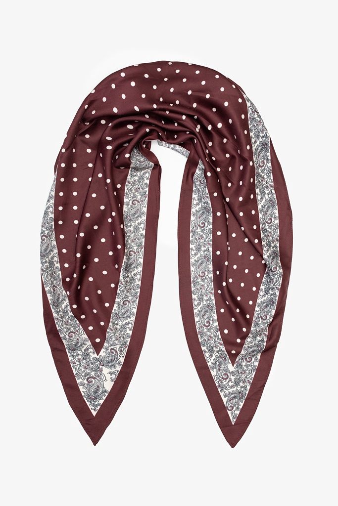 Antler | Triangle Scarf | Merlot Spot